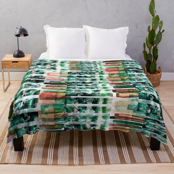 Item preview, Julia Di Sano - WALK THE LINE 3 GREEN ORANGE BRUSHSTROKES LINES ABSTRACT PAINTING designed and sold by EbiEmporium.