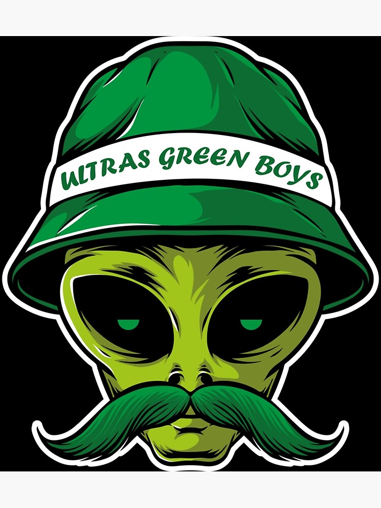 Casablanca, Ultras Green Boys, Curva Sud Poster for Sale by y4shiro