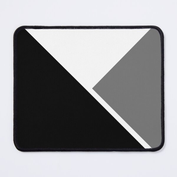 Item preview, black, grey, white triangles - abstract designed and sold by GeoFormsArt.