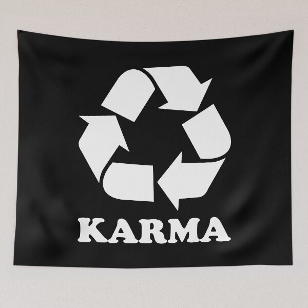 Item preview, Karma Recycle - Black designed and sold by johnta17.