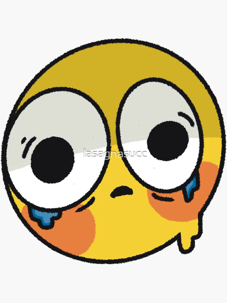 Pixilart - crying cursed emoji by IdklowskiALT