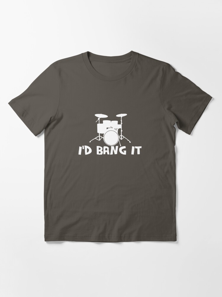 Thumbnail 2 of 7, Essential T-Shirt, I'd Bang It designed and sold by TeesBox.
