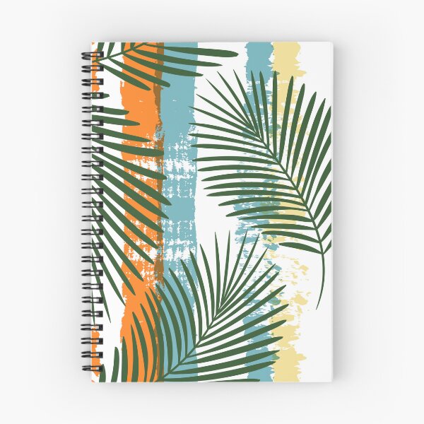 Item preview, 'Palm fronds over stripes ' designed and sold by MARYMAXMAC.