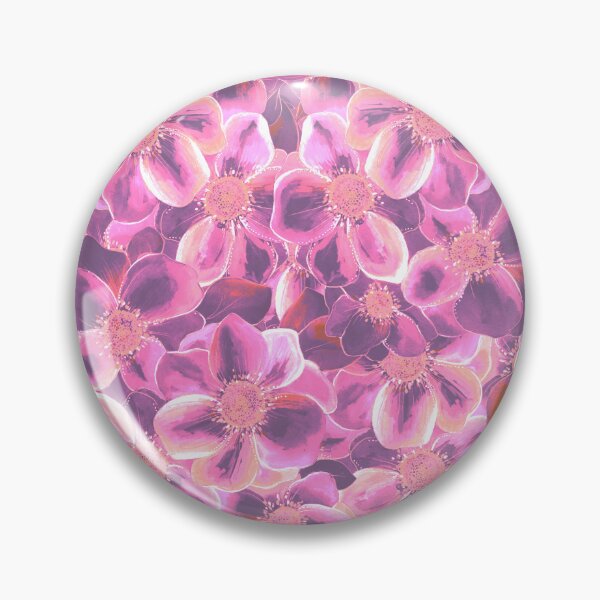 Item preview, Lots of flowers - powder pink designed and sold by WzoryOzdobne.