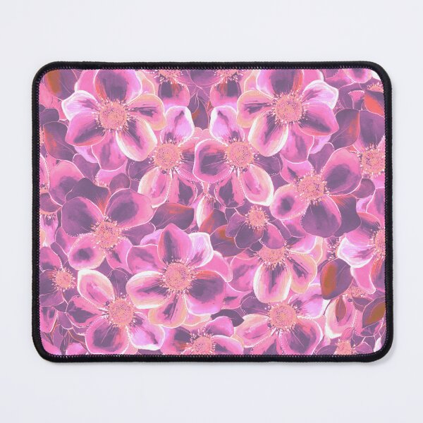 Item preview, Lots of flowers - powder pink designed and sold by WzoryOzdobne.