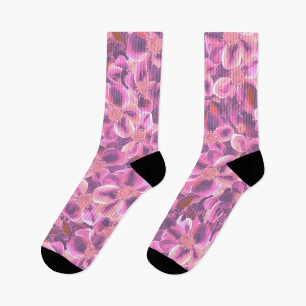 Item preview, Lots of flowers - powder pink designed and sold by WzoryOzdobne.