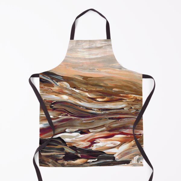 Item preview, Julia Di Sano - WILDERNESS ETERNAL 1 PEACH TAN BROWN DESERT WAVES LANDSCAPE designed and sold by EbiEmporium.