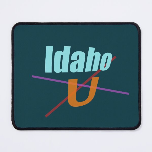Item preview, Idaho U abstract design designed and sold by lobodelnoir.