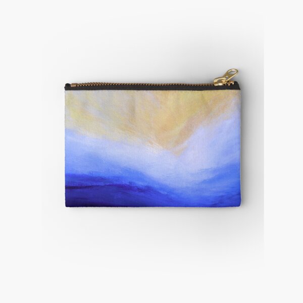 Item preview, Julia Di Sano - THE CALLING 2 INDIGO BLUE YELLOW COASTAL LANDSCAPE ABSTRACT PAINTING designed and sold by EbiEmporium.