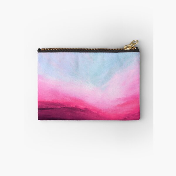 Item preview, Julia Di Sano - THE CALLING 6 MAGENTA PINK AQUA COLORFUL ABSTRACT LANDSCAPE PAINTING designed and sold by EbiEmporium.