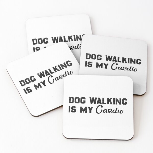 Item preview, Dog Walking Is My Cardio ,Funny Dog Saying For Dog Lovers designed and sold by AMERZAGUE DESIGN.