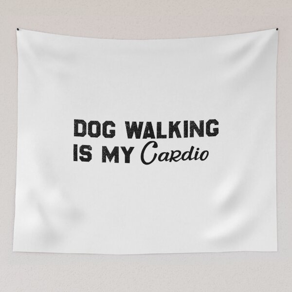 Item preview, Dog Walking Is My Cardio ,Funny Dog Saying For Dog Lovers designed and sold by AMERZAGUE DESIGN.