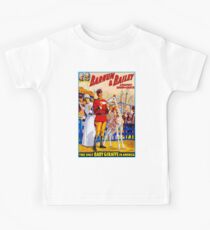 BARNUM & BAILEY: Vintage Circus Giraffes Advertising Print Kids Tee
