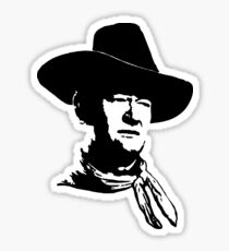 Pegatina John Wayne plantilla