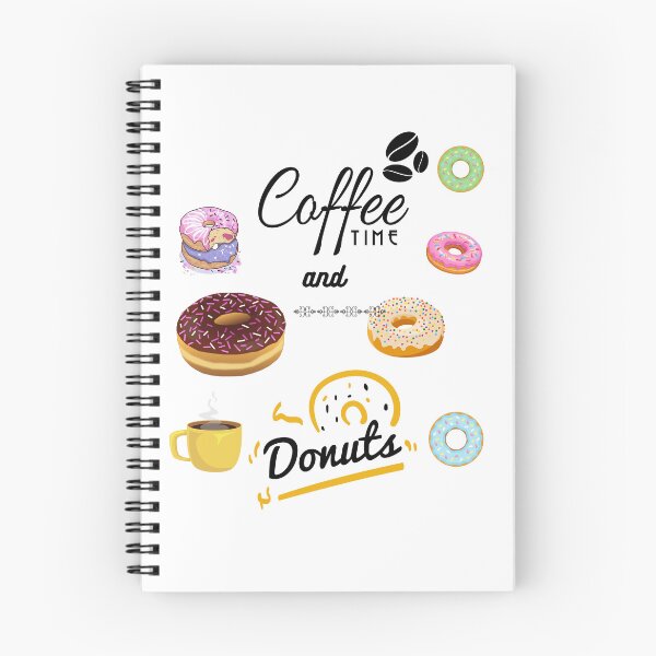 Item preview, coffee time and donuts designed and sold by LGMmugsdesign.