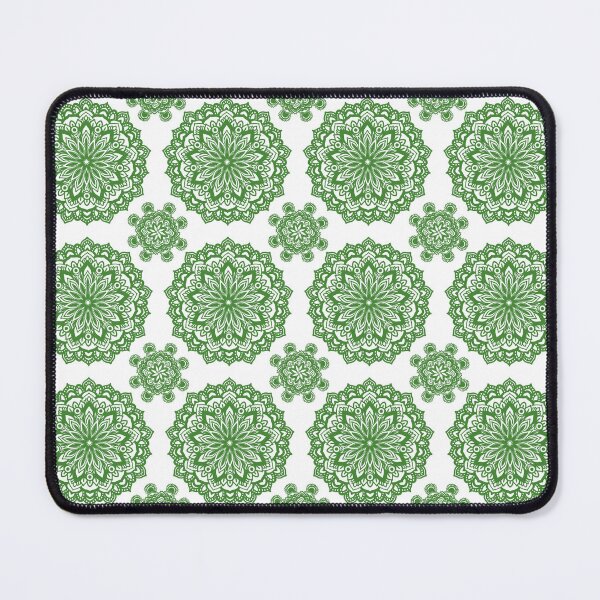 Item preview, Flower henna mehndi Mandala green design pattern designed and sold by DeshiDesign.