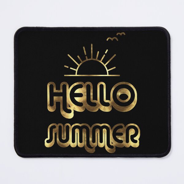 Item preview, Hello Summer Gold designed and sold by johnta17.