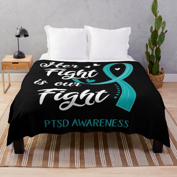 Item preview, Her Fight Is Our Fight PTSD Awareness designed and sold by Kohend.