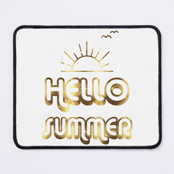 Item preview, Hello Summer Gold - White designed and sold by johnta17.