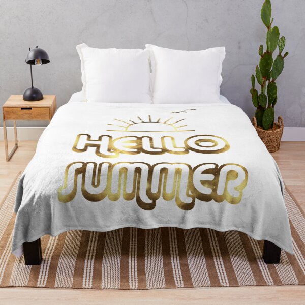 Item preview, Hello Summer Gold - White designed and sold by johnta17.