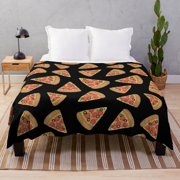 Item preview, Pizza Pattern Black designed and sold by Julie Erin Designs.