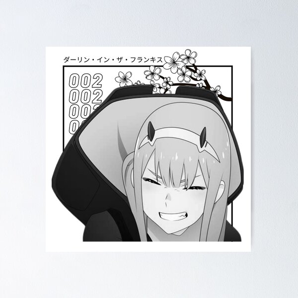 Item preview, Darling in the Franxx - Zero Two - B&W designed and sold by tangelos.