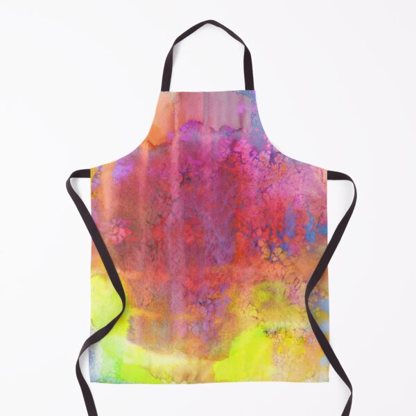Item preview, PASTEL IMAGININGS 2 Bold Rainbow Abstract Watercolor Painting Colorful Textural Purple Pink Yellow Summer Fine Art designed and sold by EbiEmporium.