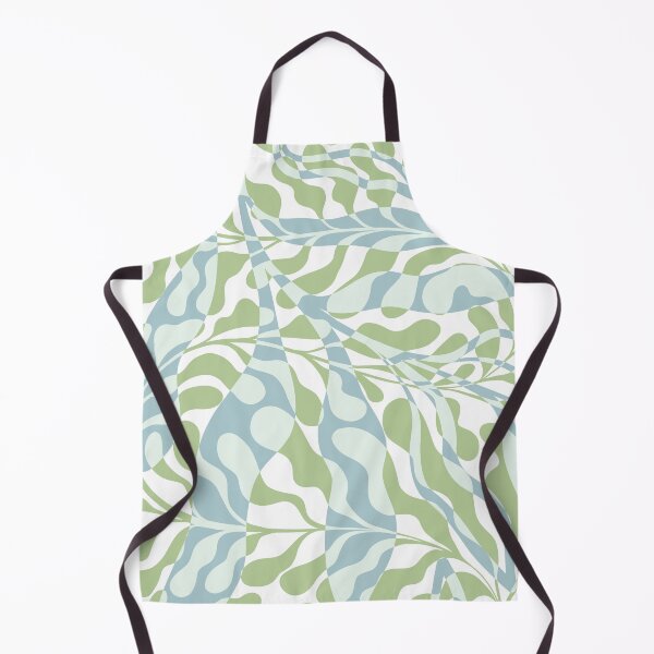 Item preview, Liquid retro abstract Pattern with Blue and Green foliage designed and sold by Dominiquevari.