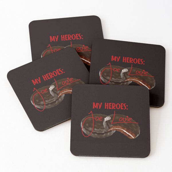 Item preview, My Heroes: Joe & Louie - Dark Chocolate Background designed and sold by PawsitiveMum.