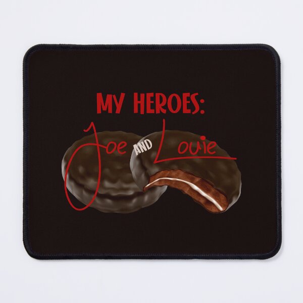 Item preview, My Heroes: Joe & Louie - Dark Chocolate Background designed and sold by PawsitiveMum.