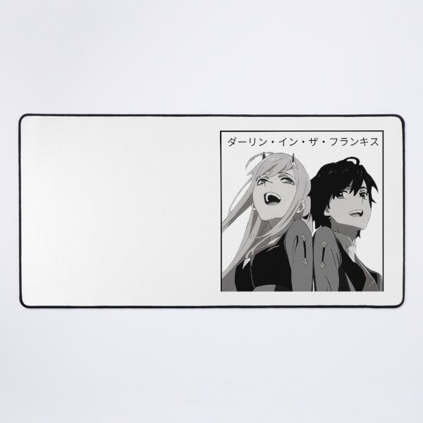 Item preview, Darling in the Franxx - Zero Two and Hiro - B&W designed and sold by tangelos.