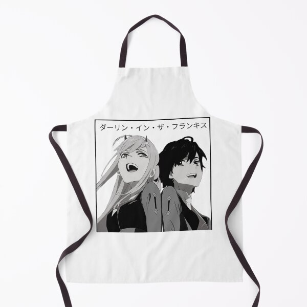 Item preview, Darling in the Franxx - Zero Two and Hiro - B&W designed and sold by tangelos.