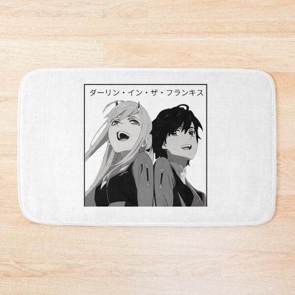 Item preview, Darling in the Franxx - Zero Two and Hiro - B&W designed and sold by tangelos.