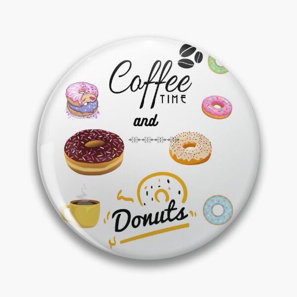 Item preview, coffee time and donuts designed and sold by LGMmugsdesign.