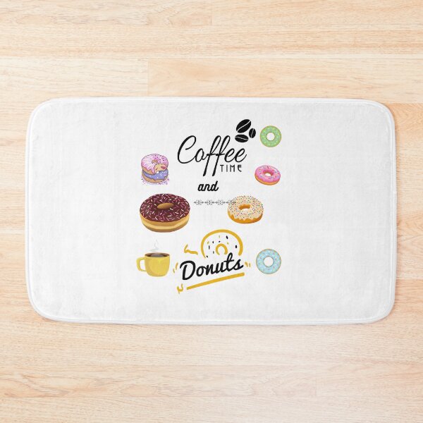Item preview, coffee time and donuts designed and sold by LGMmugsdesign.