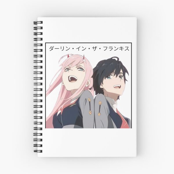 Item preview, Darling in the Franxx - Zero Two and Hiro - Colored - Sakura Scene designed and sold by tangelos.