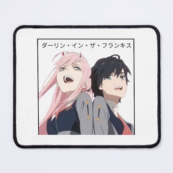 Item preview, Darling in the Franxx - Zero Two and Hiro - Colored - Sakura Scene designed and sold by tangelos.