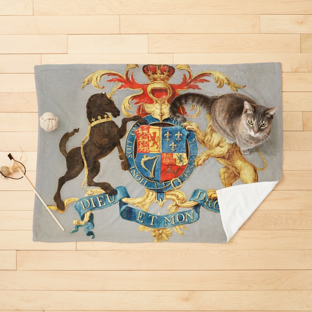 SCOTTISH REGIMENT BANNER,Lion and Unicorn,Coat of Arms of the King of  England and Scotland Tapestry for Sale by BulganLumini