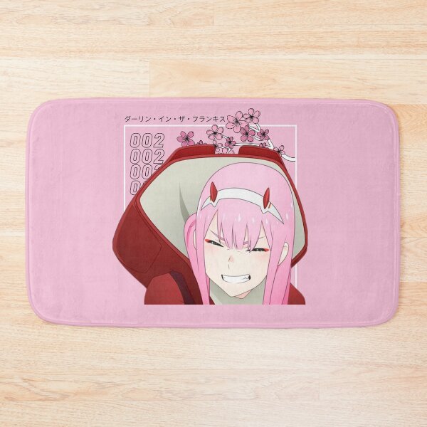 Item preview, Darling in the Franxx - Zero Two and Sakuras - Colored (LIGHT PINK) designed and sold by tangelos.