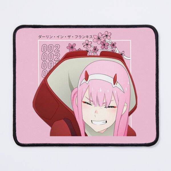 Item preview, Darling in the Franxx - Zero Two and Sakuras - Colored (LIGHT PINK) designed and sold by tangelos.