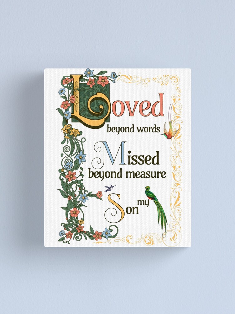 Loved Beyond Words, Missed Beyond Measure Hummingbird Car Decal | Memorial  Car Decal