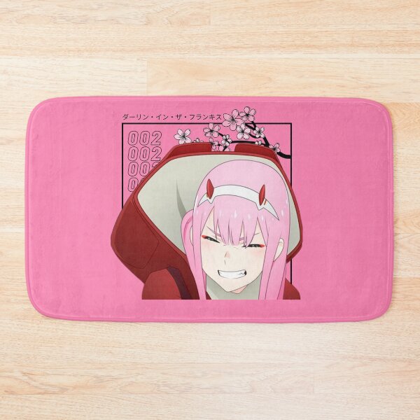Item preview, Darling in the Franxx - Zero Two and Sakuras - Colored (HOT PINK) designed and sold by tangelos.