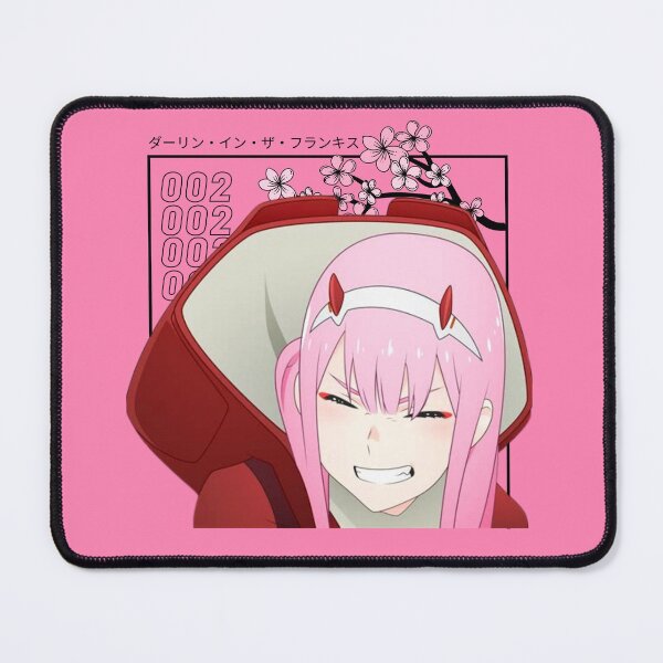 Item preview, Darling in the Franxx - Zero Two and Sakuras - Colored (HOT PINK) designed and sold by tangelos.