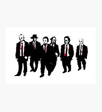 Reservoir Horror Icons Photographic Print