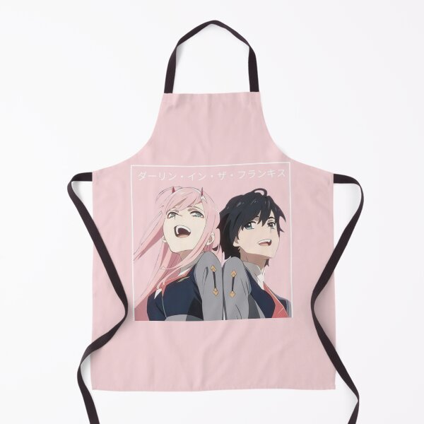 Item preview, Darling in the Franxx - Zero Two and Hiro - Colored - Sakura Scene (LIGHT PINK) designed and sold by tangelos.