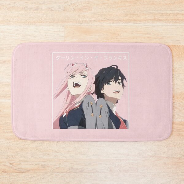 Item preview, Darling in the Franxx - Zero Two and Hiro - Colored - Sakura Scene (LIGHT PINK) designed and sold by tangelos.
