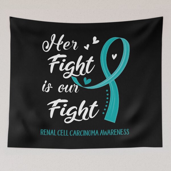 Item preview, Her Fight Is Our Fight Renal Cell Carcinoma Awareness designed and sold by Kohend.