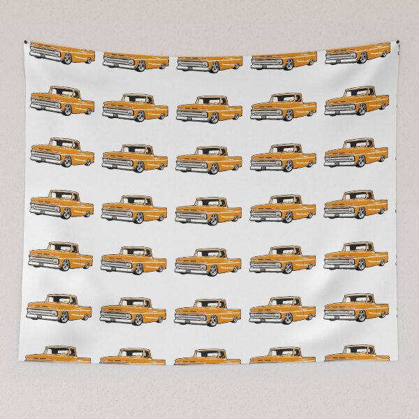 Item preview, Yellow 60s C Truck Lowered designed and sold by CoolRide.