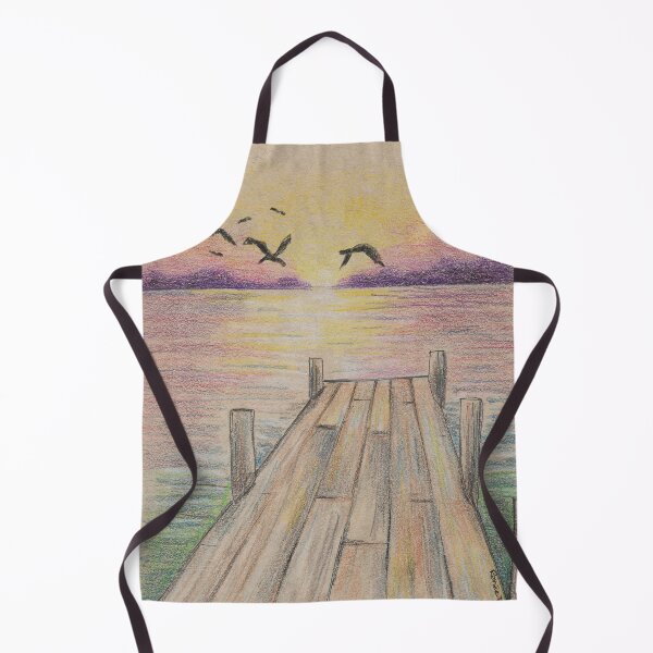 Item preview, Sunset Pier designed and sold by ReneeDixonArt.