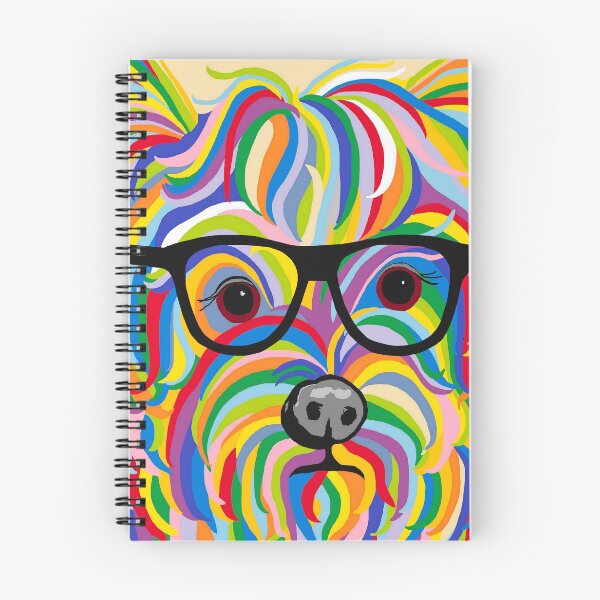 Item preview, Sophisticated Yorkie with his Glasses designed and sold by EloiseArt.